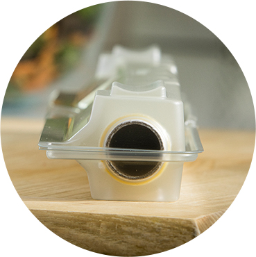 Specialist design ensures that the Clearcut dispenser is easy to clean